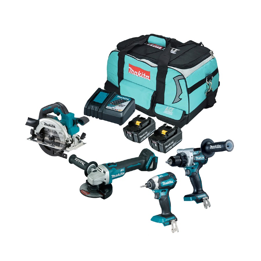 MAKITA LXT Instrumentu komplekts DLX4156TX1 + Dāvanā DKT360Z cover photo