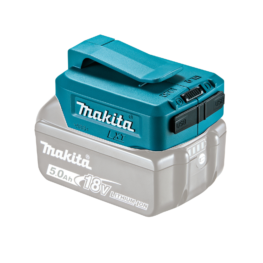 MAKITA LXT adapters 18V -> USB (2X) SEBADP05 cover photo